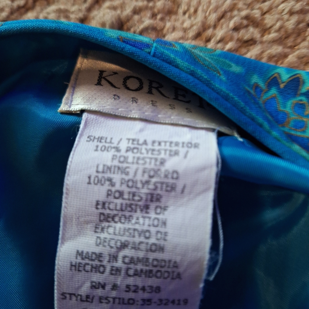 Koret Blue Floral Two-Piece Skirt Set - Picture 9 of 15